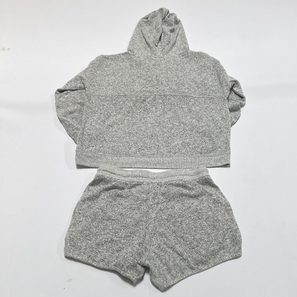 Runway Grey Hoodie and Shorts Coordinates Set - Picture 5 of 5
